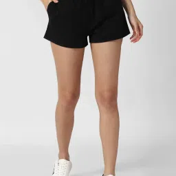 Forever 21 Black Regular Fit Shorts image 1