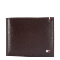 Tommy Hilfiger Juventus Brown Solid Bi-Fold Wallet for Men image 1