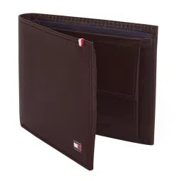 Tommy Hilfiger Juventus Brown Solid Bi-Fold Wallet for Men image 2