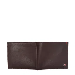Tommy Hilfiger Juventus Brown Solid Bi-Fold Wallet for Men image 3