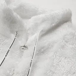 Aarika Colourblocked Mock Collar Bomber Jacket with Faux Fur Detail image 5