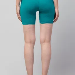 DRAXSTAR Women Pack of 2 Skinny Fit Cycling Sports Shorts image 3