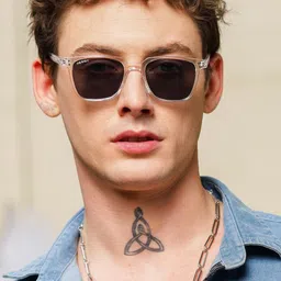 RESIST EYEWEAR Unisex Wayfarer Sunglasses with UV Protected Lens MILLER WHITE BLACK4 image 4