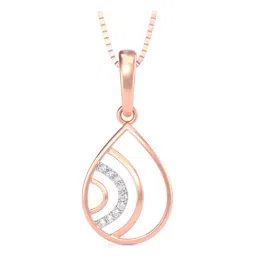 Joyalukkas 18 Kt Gold & Diamond Pendant with Chain-picture-24