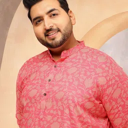 SOJANYA PLUS Men Floral Printed Floral Kurta-picture-28
