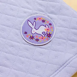 ToffyHouse Knitted Full Sleeves Frock With Bow Applique - Blue image 4