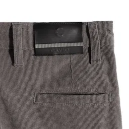 CAVIO Cotton Blend Woven Full Length Solid Cargo Pants With Belt Set - Grey image 5