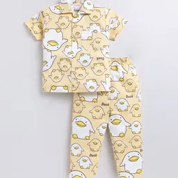 NAUTI KIDZ Boys Conversational Printed Pure Cotton Night suit-picture-28