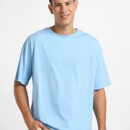 NOBERO Men Graphic Printed Round Neck Cotton Oversized T-shirt-picture-31