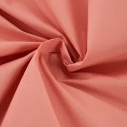 MASPAR Peach-Coloured Solid 200 TC Cotton 1 King Bedsheet with 2 Pillow Covers image 4