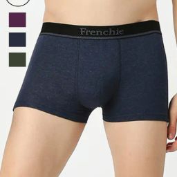 Frenchie Assorted Snug Fit Trunks - Pack of 4-picture-40