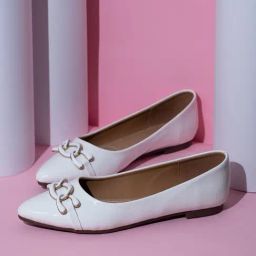 Inc.5 Women's White Ballerinas-picture-14