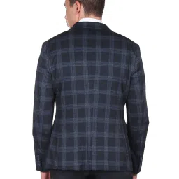 Arrow Navy Full Sleeves Notched Lapel Blazer image 2