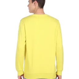 U.S. Polo Assn. Light Yellow Cotton Regular Fit SweatShirt image 2