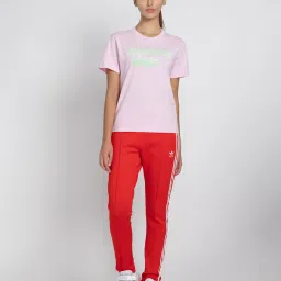 Adidas Originals Red Striped Track Pants image 4