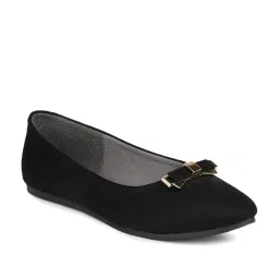 Inc.5 Women's Black Flat Ballets image 2