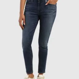 Levi's Dark Blue Skinny Fit Jeans-picture-37