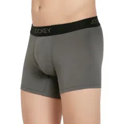 Jockey IC32 Men's Supima Cotton Elastane Stretch Solid Trunk with Ultrasoft Waistband image 3