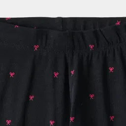 R&B Kids Navy Printed Regular Fit Leggings image 4