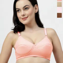 SHYAM SONS FLAIR Manvifoam Pack of 4 Cut and Sew Full Coverage Lightly Padded Bra-picture-33