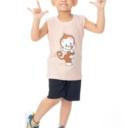 NEW GEN Boys Printed T-shirt with Shorts-image-56