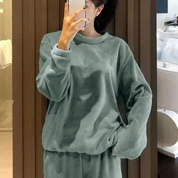 Kotty Round Neck Sweatshirt With Joggers Co-Ords Set image 5