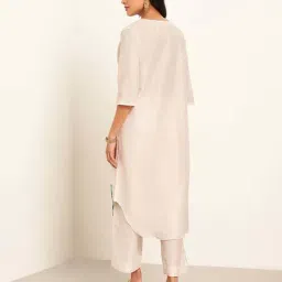 Rangmanch by Pantaloons White Printed Kurta image 2