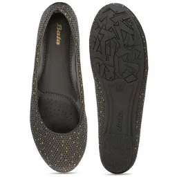 Bata Women's Grey Flat Ballets image 3