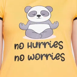 Clovia Multicolor Graphic Print Night Dress (Pack of 2) image 5