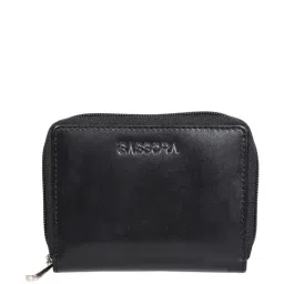SASSORA Jay Casual Leather Zip Around Wallet for Women-image-54