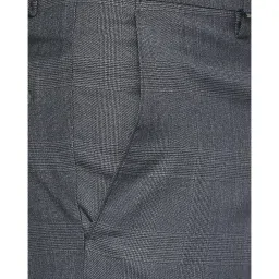 Van Heusen Grey Slim Fit Flat Front Trousers image 4
