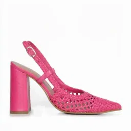 Saint G Women's Malea Hot Pink Sling Back Sandals-picture-39