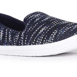 Bata Women's Navy Casual Loafers image 4