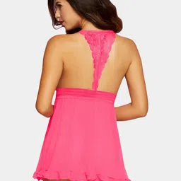 MYZA Halter Neck Front Open Baby Doll image 2