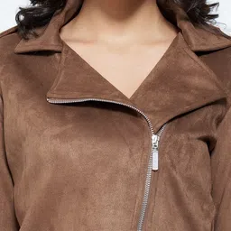 SF JEANS by Pantaloons Women Biker Jacket image 3