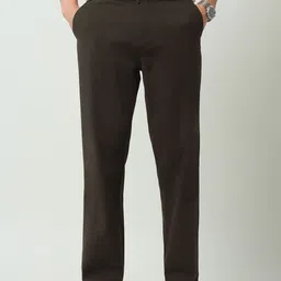 AD By Arvind Men Smart Regular Fit Mid-Rise Trousers-picture-22