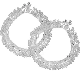 LAKSHYA COLLECTIONS Women Silver Anklet-picture-20