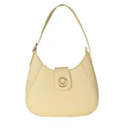 Allen Solly Yellow Textured Medium Hobo Shoulder Handbag-picture-38