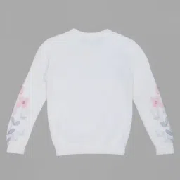 Pantaloons Junior Girls Snow White Printed Sweater image 2