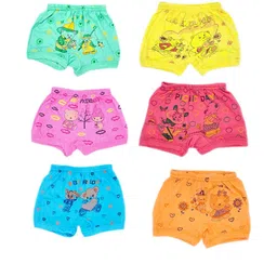 VastraMilap Kids Unisex Multicolor Cotton Briefs - Pack Of 6-picture-8