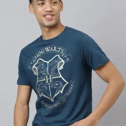 Free Authority Teal Harry Potter Printed Regular Fit T-Shirt-picture-20