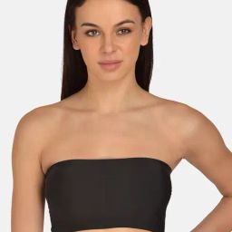 Mod & Shy Black Non Wired Padded Bandeau Bra-picture-39