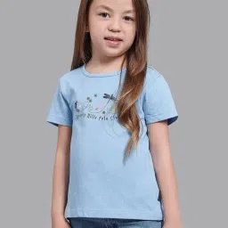 Beverly Hills Polo Club Kids Blue Graphic Print Tee-picture-37