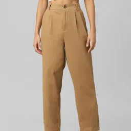 Only Light Brown Pleated Trousers-picture-26