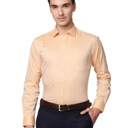 Park Avenue Dark Yellow Slim Fit Shirt-picture-27