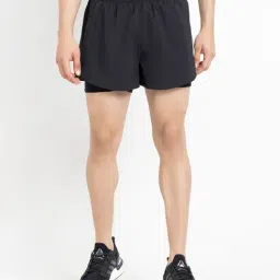 adidas Black Regular Fit Shorts-picture-31