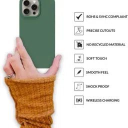 Sprig Back Cover for APPLE iPhone 15 Pro Max (Green) image 4