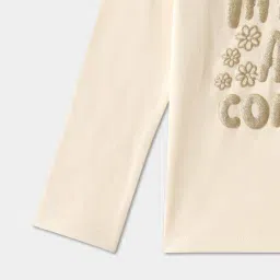 R&B Kids Beige Graphic Regular Fit T-Shirt image 4