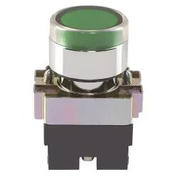 C&S Electric LED Type Push Button Actuator Without Contact Elements Metallic Range 240 V AC Green, RCB2-BWL337-image-63