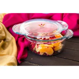 Femora Borosilicate Glass Microwave Safe Bakeware Kitchen Combo - Set of 6 image 2